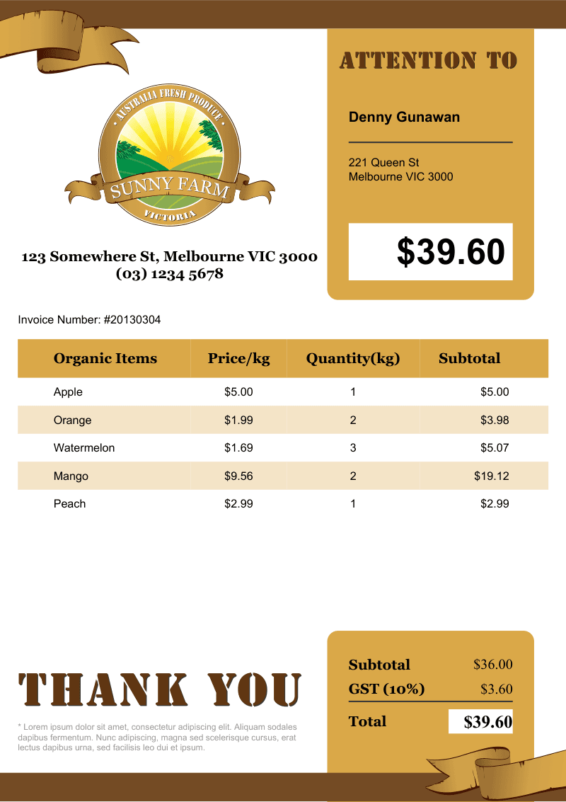 sample-receipt.pdf first page preview